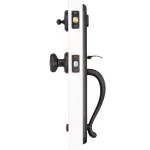 Baldwin Prestige Bighorn Single Cylinder Venetian Bronze Handleset with Carnaby Knob and SmartKey Security thumbnail 2