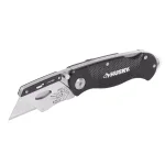 Husky Folding Lock-Back Utility Knife Set, 3-Pack with 3 Blades thumbnail 3