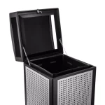 Alpine Industries 40 Gal. All-Weather Commercial Outdoor Trash Can with Lockable Lid thumbnail 2