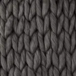 Noble House Marnie Dark Grey Acrylic Throw Blanket, Modern Solid Pattern thumbnail 3