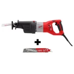 Milwaukee 15 Amp Super SAWZALL Reciprocating Saw with 1-1/4 in. Stroke, Hard Case & Carbide Blade thumbnail 1