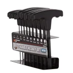 Performance Tool 10-Piece Metric T-Handle Hex Key Set with Storage Tray thumbnail 3