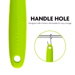 Ovente Premium Silicone Spatula with Stainless Steel Core, Heat Resistant up to 500°F, BPA-Free, Green thumbnail 4