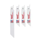 Milwaukee M12 HACKZALL Bi-Metal Reciprocating Saw Blade Kit, 10-Piece with Storage Pouch thumbnail 1
