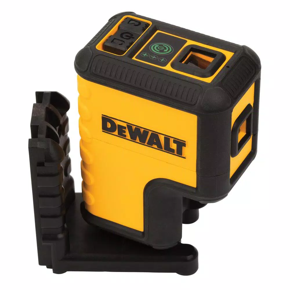 DEWALT 120 ft. Green Self-Leveling 3-Spot Laser Level with Case