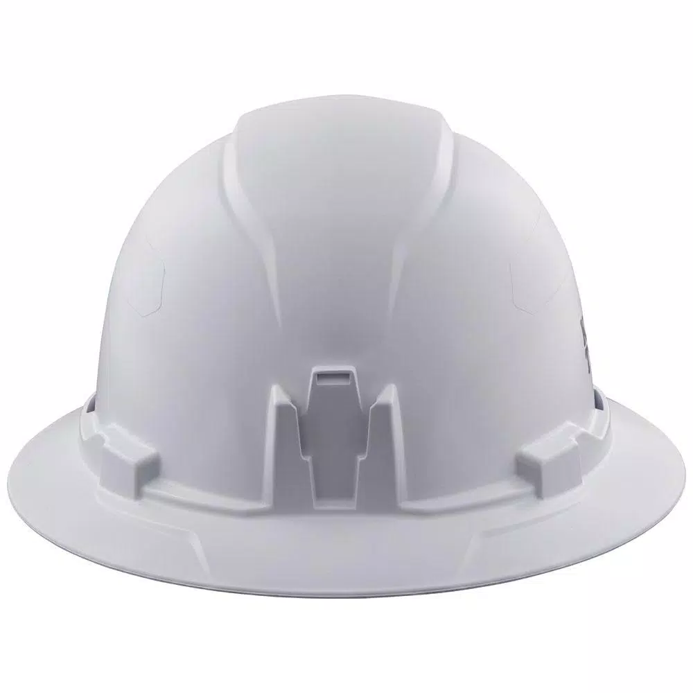 Klein Tools White Full Brim Non-Vented Hard Hat, Class E Type 1