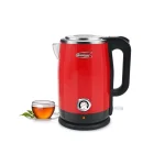 Americana 1.7L Red Cool Touch Stainless Steel Electric Kettle with Temperature Gauge thumbnail 8