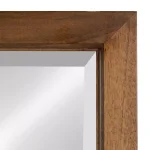 Kate and Laurel Hogan 9-Pane Windowpane Wall Mirror, Rustic Natural Wood Frame, 26 x 32 in. thumbnail 4