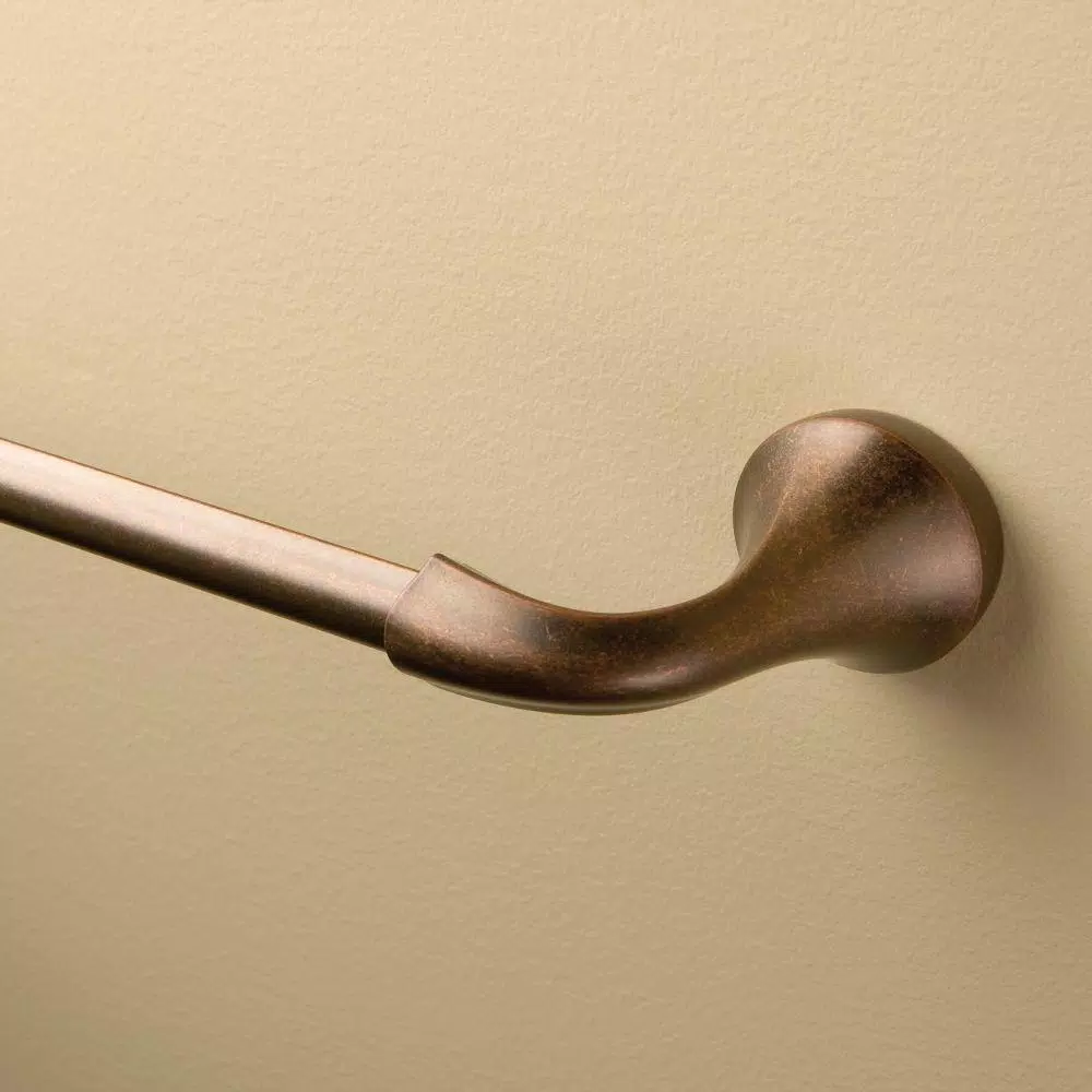 MOEN Eva 24 in. Single Towel Bar in Oil Rubbed Bronze
