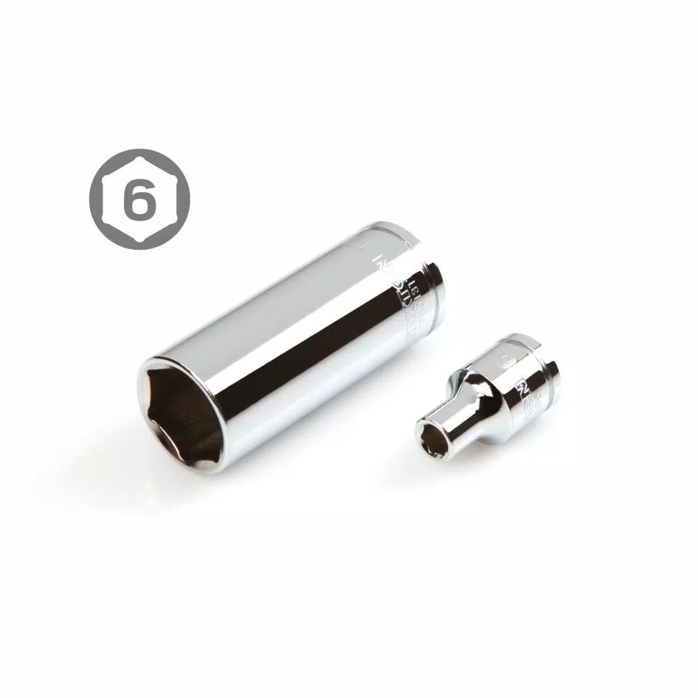 TEKTON 43-Piece 3/8 in. Drive 6-Point Metric Socket and Ratchet Set (6-24 mm)