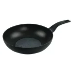 Moneta Nova Induction 11.5 in. Aluminum Nonstick Wok, Black thumbnail 1