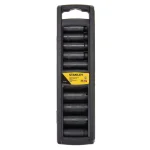 Stanley 1/2 in. Drive SAE Deep Impact Socket Set, 11-Piece thumbnail 3