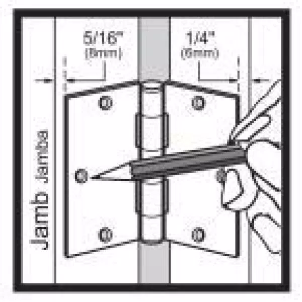Everbilt 3-1/2 in. Matte Black Square Corner Smooth Action Door Hinge, 3-Pack