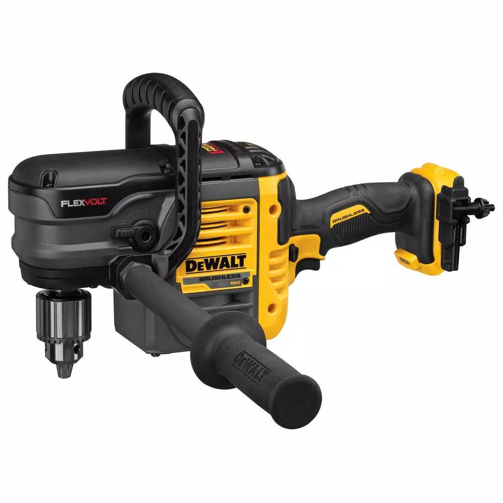 DEWALT 60V MAX FLEXVOLT Brushless 1/2 in. Stud & Joist Drill with E-Clutch & (2) 6.0Ah Batteries
