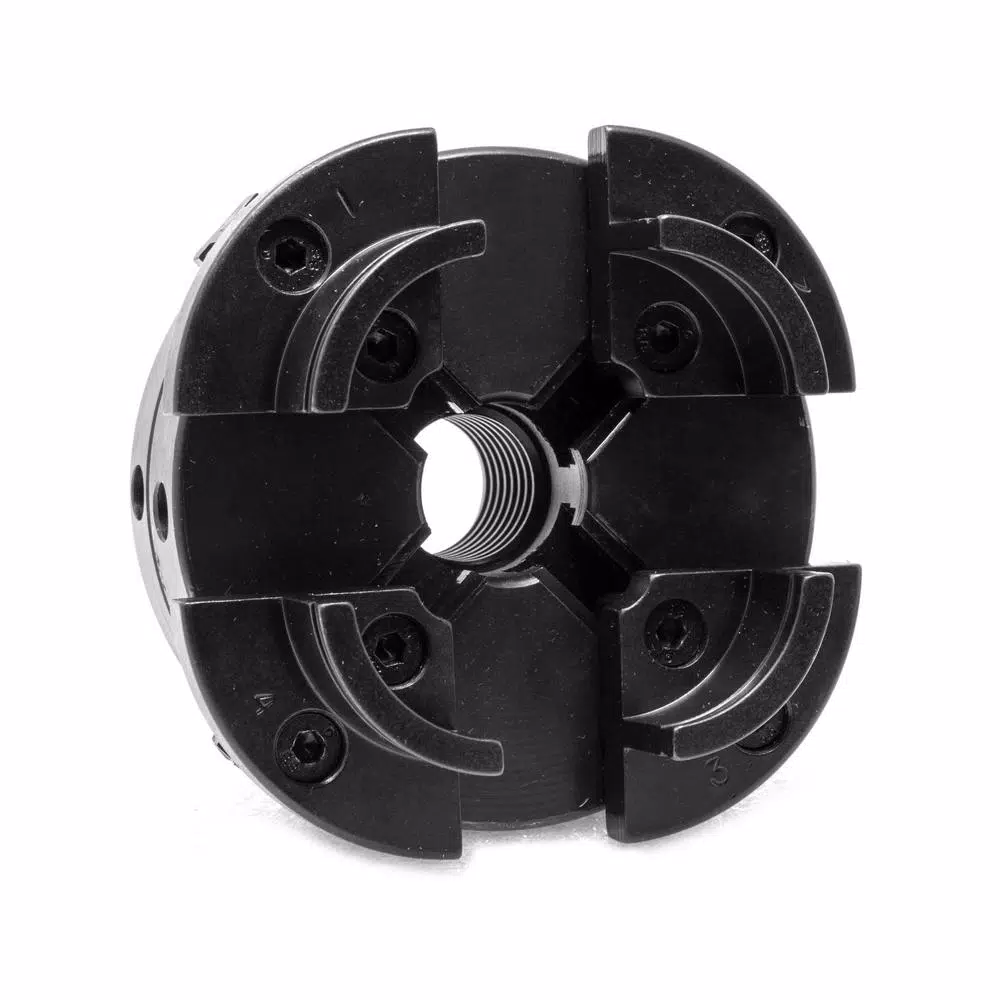 WEN 4 in. 4-Jaw Self-Centering Lathe Chuck Set with 1 in. x 8 TPI Thread