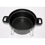 Total Chef Csech 3 Qt. Black Electric Pressure Cooker with Non-Stick Pot and Variable Temperature Control thumbnail 3