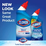 Clorox Toilet Bowl Cleaner with Bleach, Rain Clean Scent, 24 oz (2-Pack) thumbnail 6