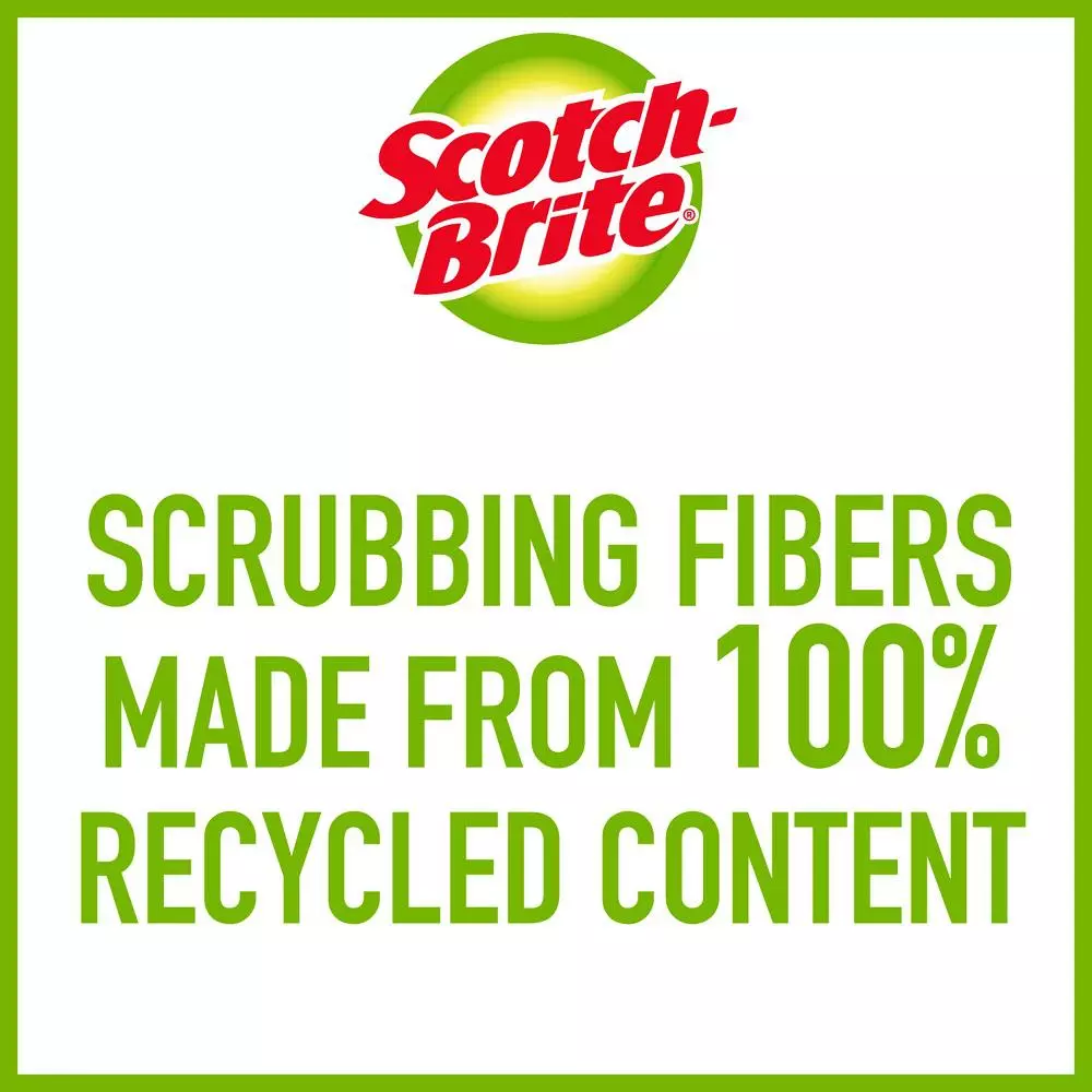Scotch-Brite Heavy-Duty DishWand Scouring Pad Refills, Case of 12