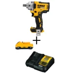 DEWALT 20V MAX XR 1/2 in. Mid-Range Brushless Cordless Impact Wrench Kit with 3.0Ah Battery & Charger thumbnail 1