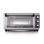BLACK+DECKER 1500W 8-Slice Stainless Steel Convection Toaster Oven with Broiler thumbnail 1