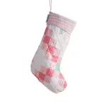 Country Living 17.5 in. Blush Retro Star Christmas Stocking - Vintage Inspired Microfiber thumbnail 1