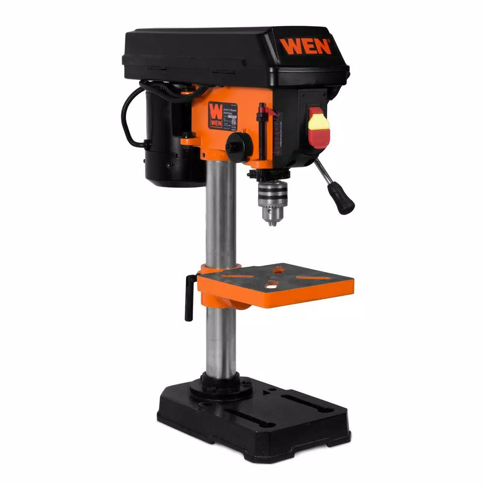 WEN 8 in. 5-Speed Drill Press with 1/2 in. Chuck and 1/3 HP Induction Motor