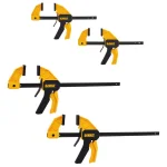 DEWALT Trigger Clamp Set, Medium and Large (4-Pack) thumbnail 1