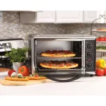 Hamilton Beach 1500-Watt 12-Slice Countertop Convection Toaster Oven with Rotisserie, Black thumbnail 3