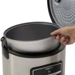 Presto 16-Cup Stainless Steel Rice Cooker with Non-Stick Pot and Steaming Basket thumbnail 5