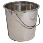 AmeriHome 3-Piece Stainless Steel Bucket Set, 2.37 Gallon Multi-Purpose Metal Pails thumbnail 1