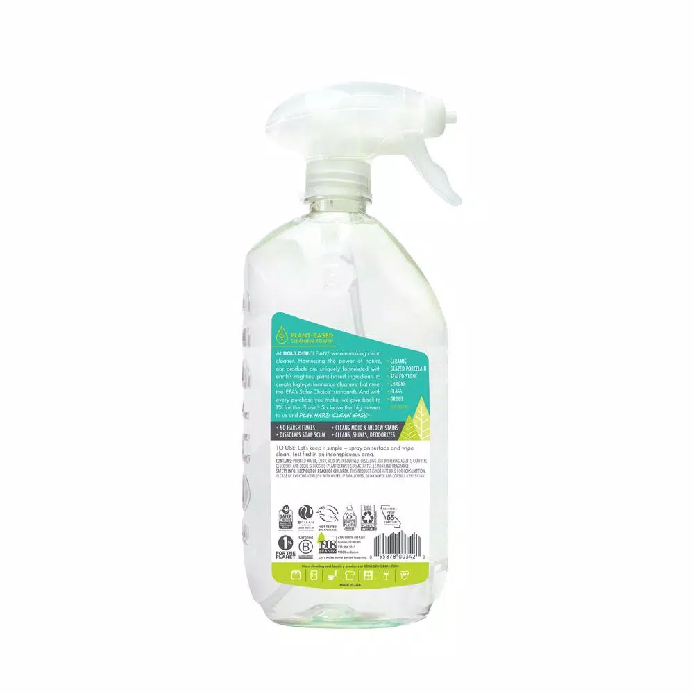 BOULDER CLEAN Clean PURE Foaming Bathroom Cleaner, Sweet Lime, 28 oz.