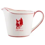 Molly Hatch 32 oz. Happy Holidays Measuring Cup - White Stoneware Ceramic thumbnail 1