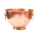 Old Dutch 5 Gallon Decor Copper Lion's Head Beverage Cooler - Hammered Copper Finish thumbnail 1