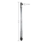 Unbranded COPE 1/2 in. Drive Click Torque Wrench, 10-150 ft.-lb., Flex-Head All-Steel Construction thumbnail 2