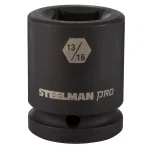 STEELMAN PRO 79343 3/4-in Drive 13/16-in 4-Point Square Budd Impact Socket thumbnail 1