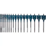 Bosch Daredevil High Speed Steel Spade Bit Set with Pouch, 18-Piece thumbnail 14