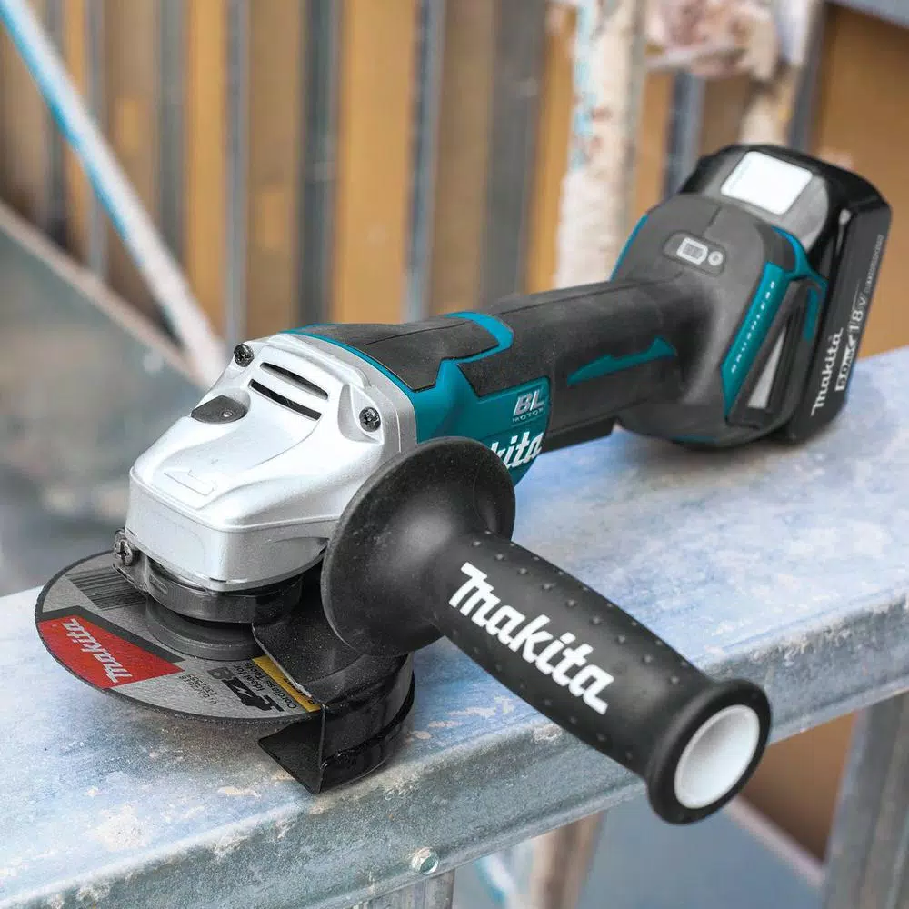 Makita 18V LXT Brushless 5" Angle Grinder Kit with 5.0Ah Battery & Charger