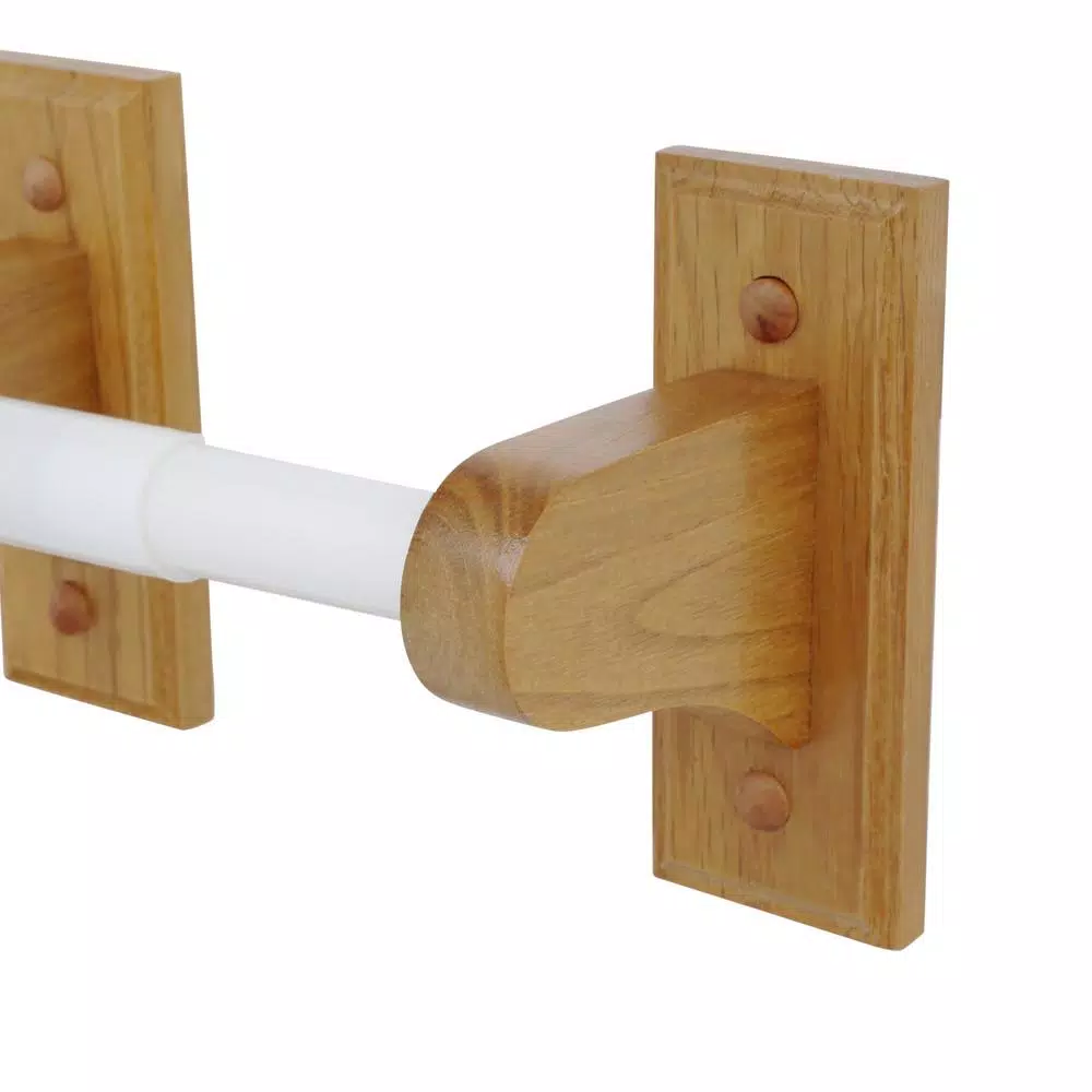 Design House Dalton 4-Piece Bathroom Hardware Kit, Honey Oak Finish
