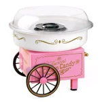 Nostalgia 450W Pink Cotton Candy Maker, Vintage Carnival Style Tabletop Machine thumbnail 1