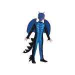 Unbranded Large Boys Deadly Dragon Halloween Costume Bodysuit with Mask thumbnail 1