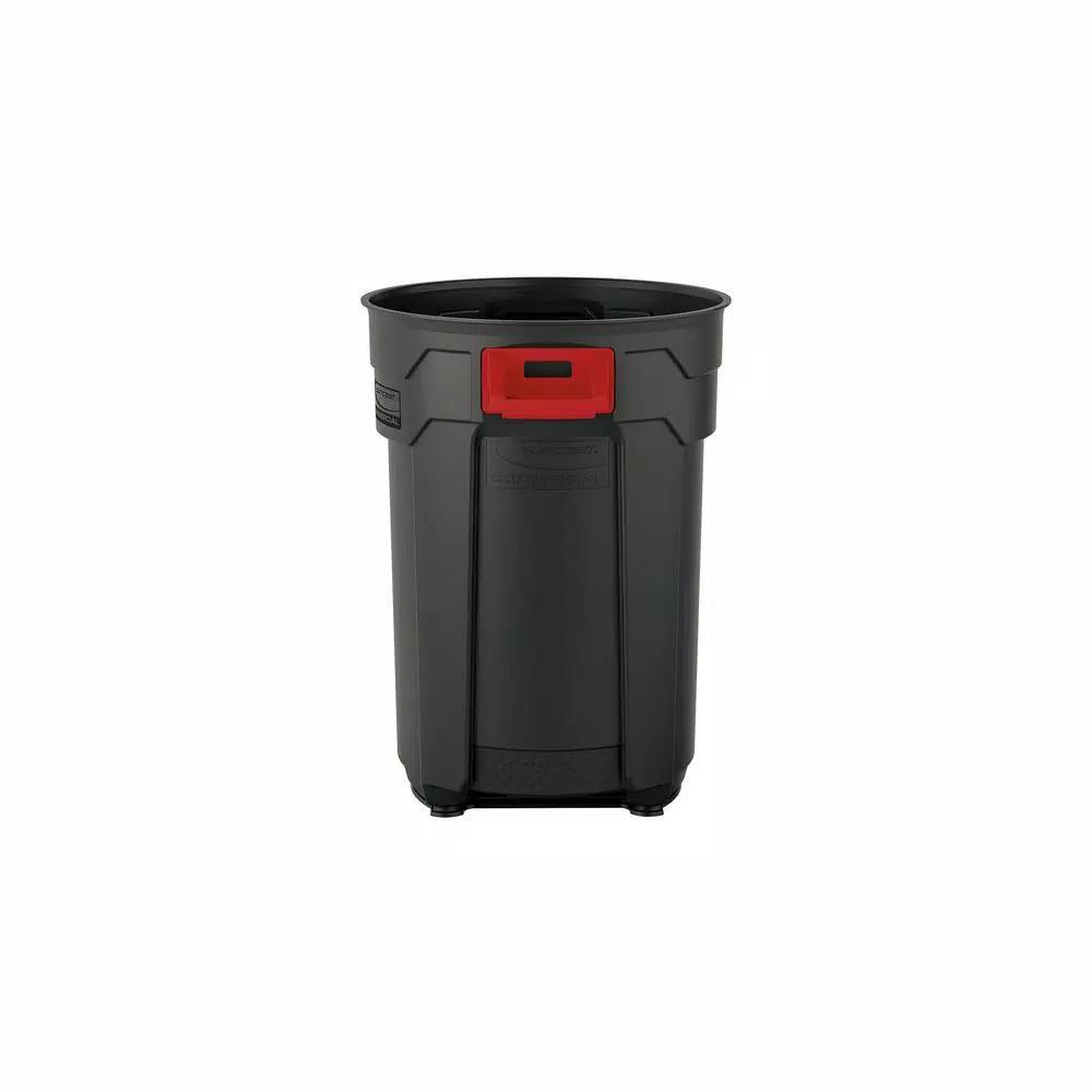 Suncast Commercial Suncast 44 Gallon Commercial Resin Utility Trash Can, Heavy Duty Outdoor Waste Container