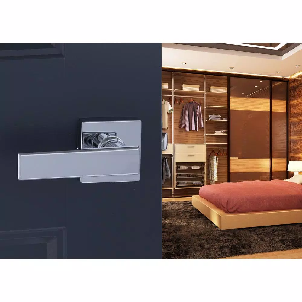 Copper Creek Craftsman Remi Polished Stainless Steel Passage Door Lever, Interior Residential Hardware