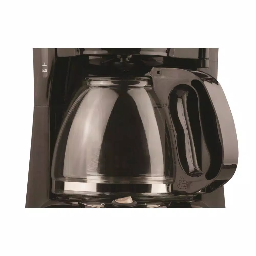 Brentwood Appliances Brentwood 12-Cup Drip Coffee Maker Bundle with 16 oz. Stainless Steel Heated Travel Mug and 12V Car Adapter
