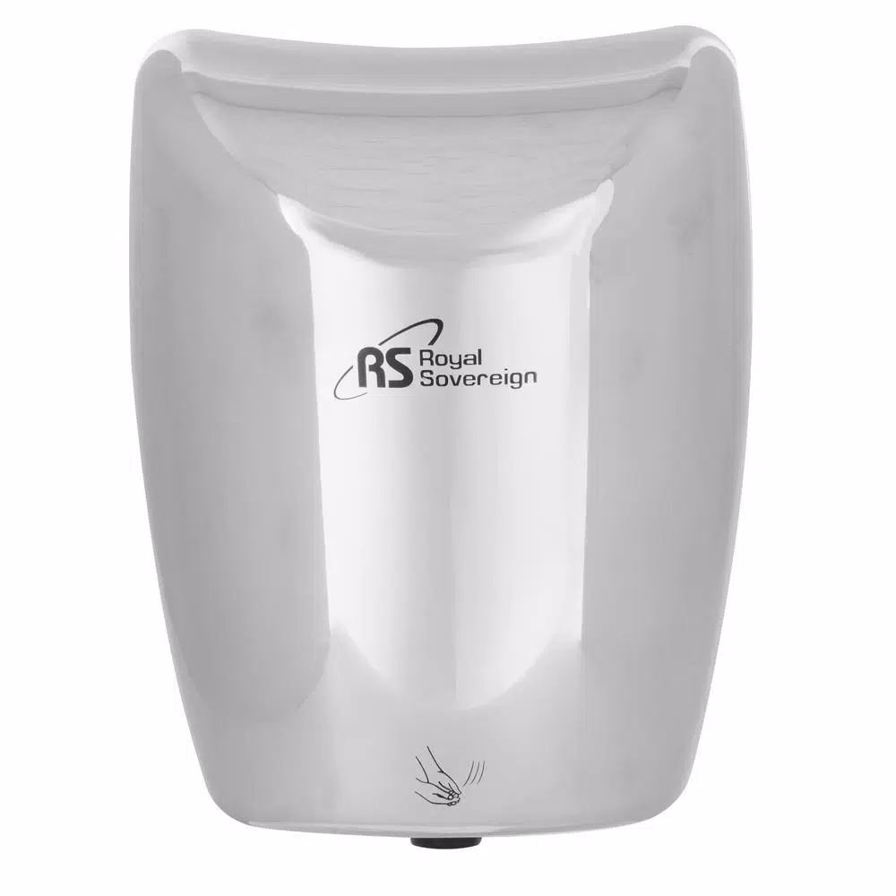 Royal Sovereign Antibacterial High Efficiency Touchless Electric Hand Dryer, Stainless Steel