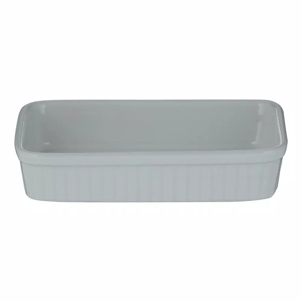 Mason Cash Classic 2-Piece White Stoneware Bakeware Set