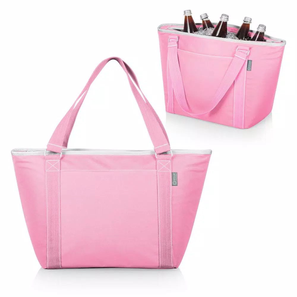 Picnic Time Topanga 9 Qt. Pink Insulated Cooler Tote Bag