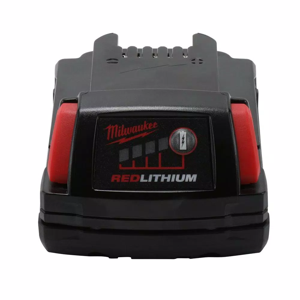 Milwaukee M18 18V Lithium-Ion Compact Rechargeable Battery Pack, 1.5 Ah
