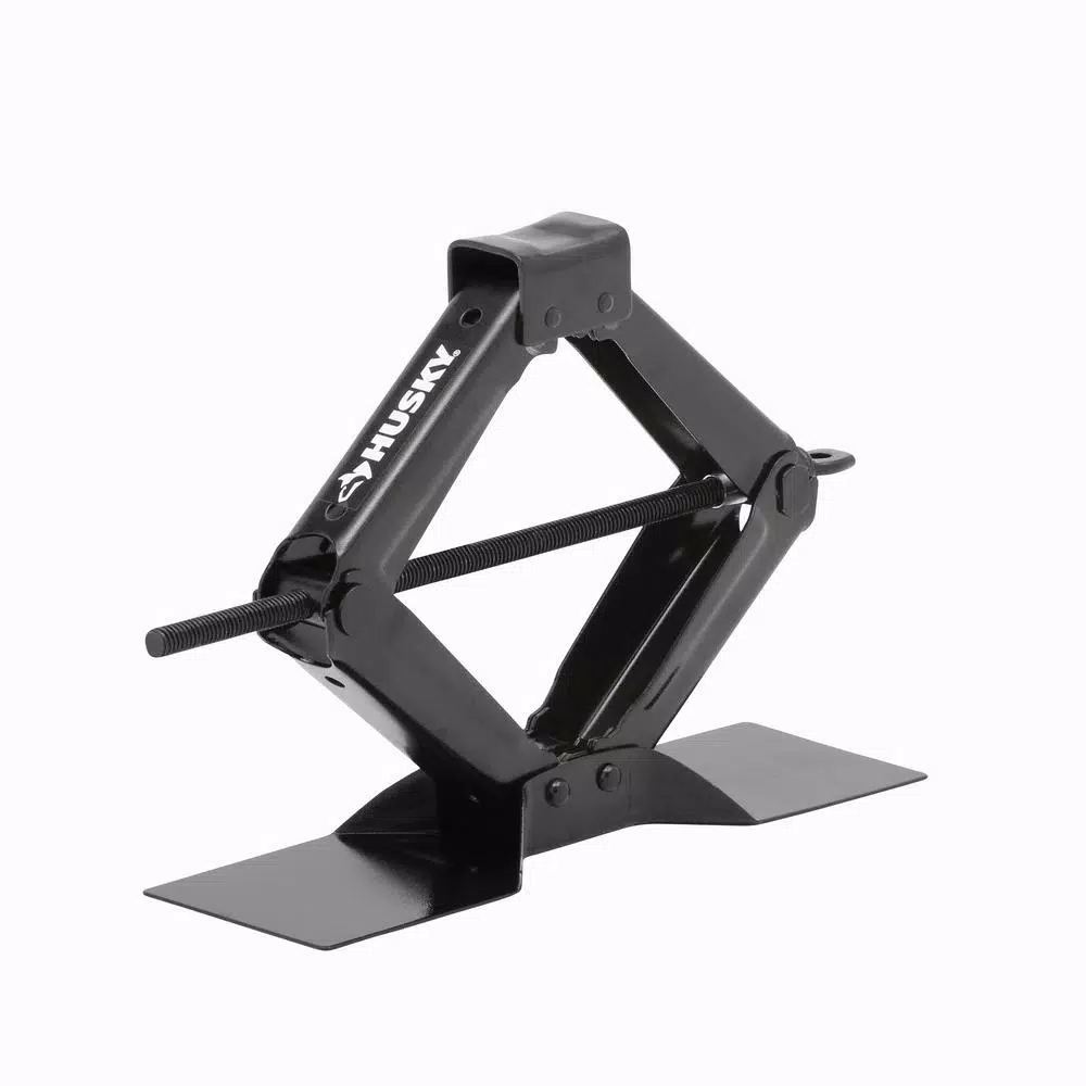 Husky 1-1/2 Ton Scissor Jack, 3000 lb. Capacity, Emergency Roadside Assistance Tool