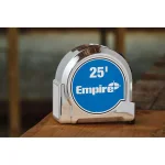 Empire Level 25 ft. Chrome Tape Measure with Nylon Coated Blade and 8 ft. Standout thumbnail 4