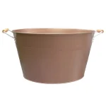 Artland Masonware Antique Copper Oval Party Tub with Handles, 8 Qt. thumbnail 1